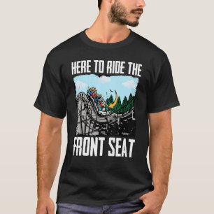 Roller Underlägg Enthusiast Amusement Park T Shirt