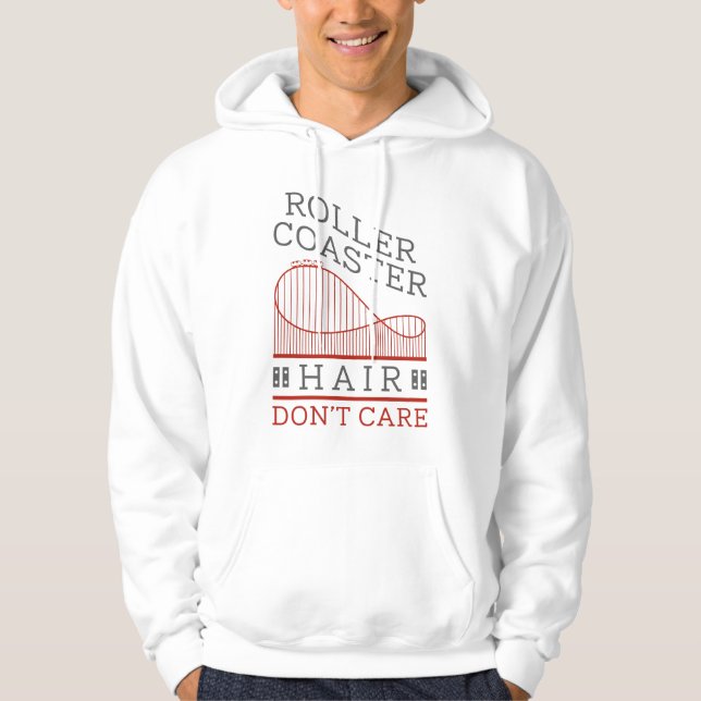 Roller Underlägg Hair Hoodie (Framsida)