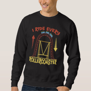 Roller Underlägg Park Amusement Park Gift Lång Ärmad Tröja