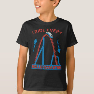 Roller Underlägg Park Amusement Park Gift T Shirt