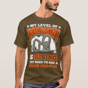 Roller Underlägg Theme Park Amusement Park Riding T Shirt