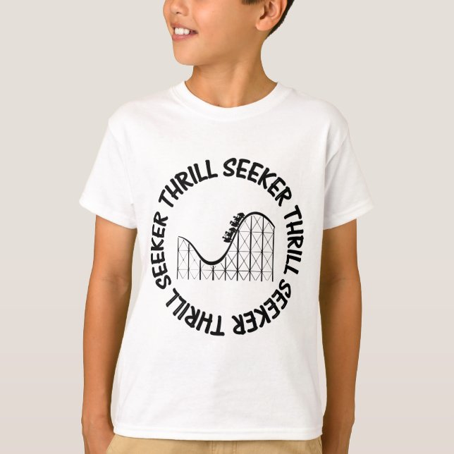 ROLLER UNDERLÄGG THRILL SEEKER T SHIRT (Framsida)