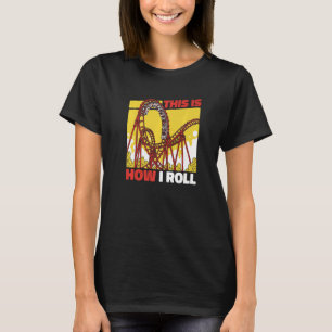 Roller Underlägg Underlägg Amusement Park T Shirt