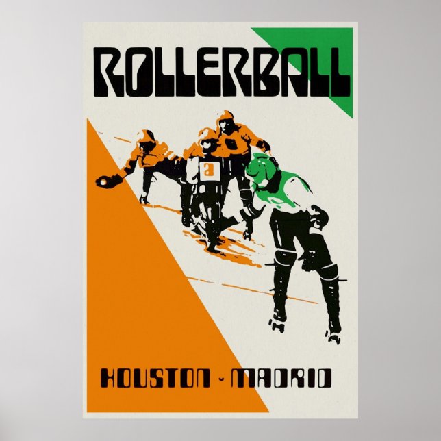 Rollerball Houston mot Madrid Poster (Framsidan)