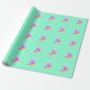 Rollerblade i Pastellkort Presentpapper