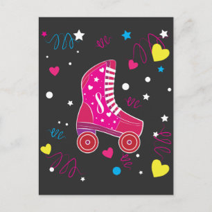 Rollerblade Rosa Rullskridskor Rullskridskoåkning Vykort