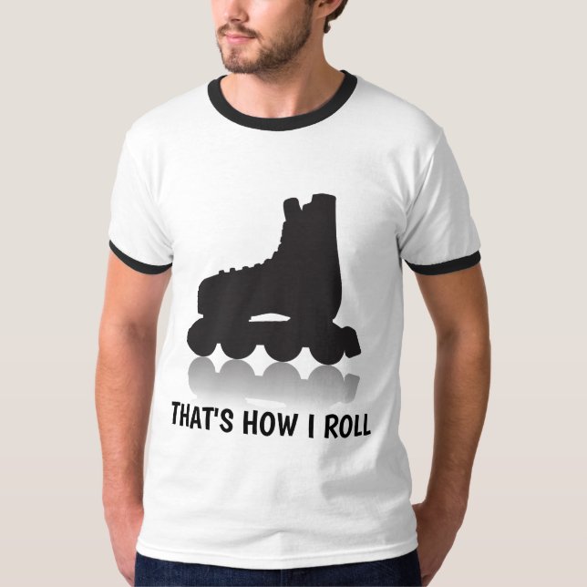 ROLLERBLADER ROLLER BLADING T-Shirts (Framsida)