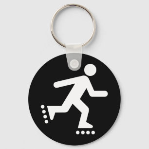 Rollerbladesymbol Keychain Nyckelring