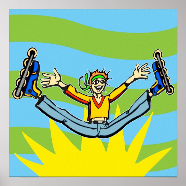 Rollerblading Poster (Framsidan)