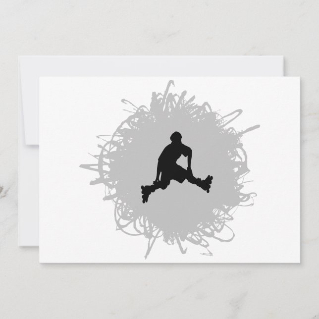 Rollerblading Scribble Stil (Framsida)