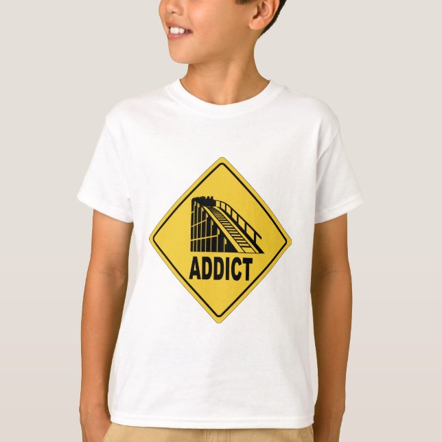 Rollercoaster 1 tee shirt (Framsida)
