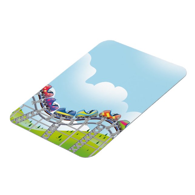 Rollercoaster-körning Magnet (Vänstra Sidan)