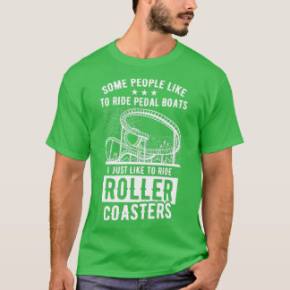 Rollercoaster Roller Underlägg TEMAC Park Amusemen T Shirt