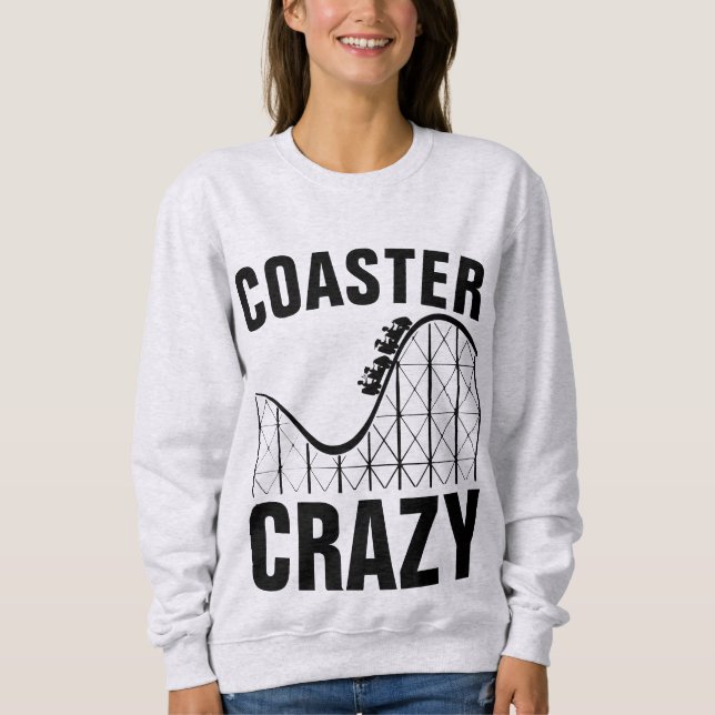 ROLLERCOASTER UNDERLÄGG CRAZY T-Shirts (Framsida)