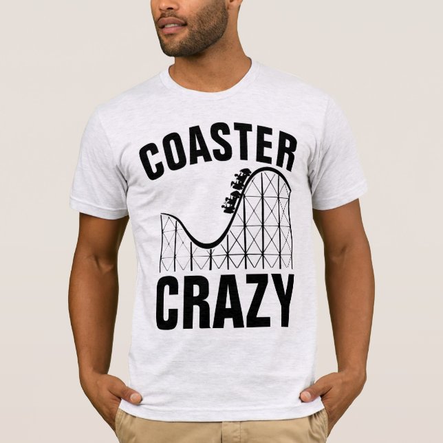 ROLLERCOASTER UNDERLÄGG CRAZY T-Shirts (Framsida)