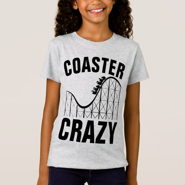 ROLLERCOASTER UNDERLÄGG CRAZY T-Shirts (Framsida)