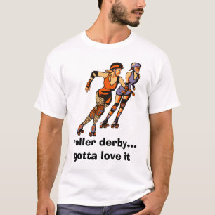 Rollergirl blockerutslagsplats tee shirt