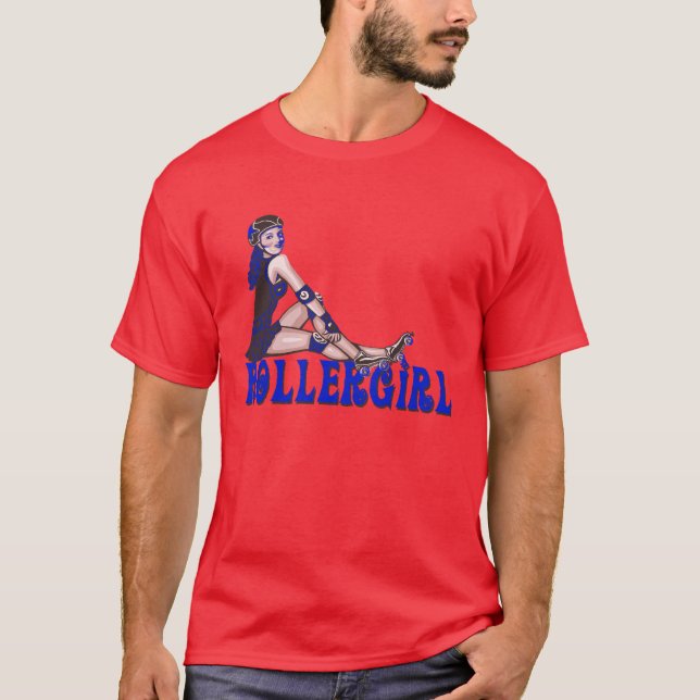 Rollergirl jammerutslagsplats t-shirt (Framsida)