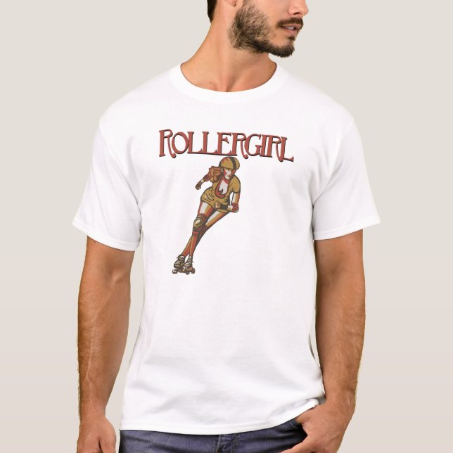 Rollergirl jammerutslagsplats t shirt (Framsida)
