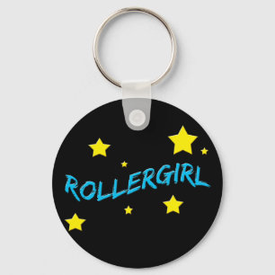 Rollergirl Nyckelring