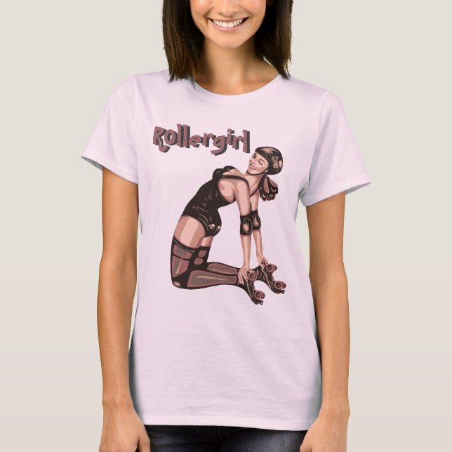 Rollergirl T Shirt (Framsida)