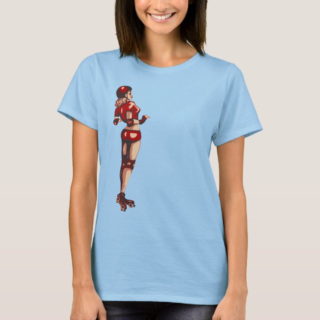 Rollergirl T Shirt (Framsida)