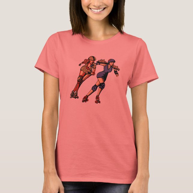 Rollergirl T T-shirt (Framsida)