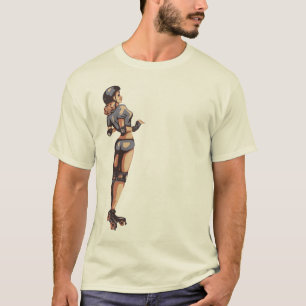 Rollergirl utslagsplats t-shirt