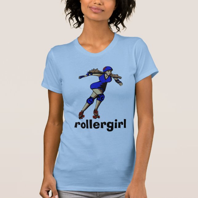 Rollergirl utslagsplats t-shirt (Framsida)