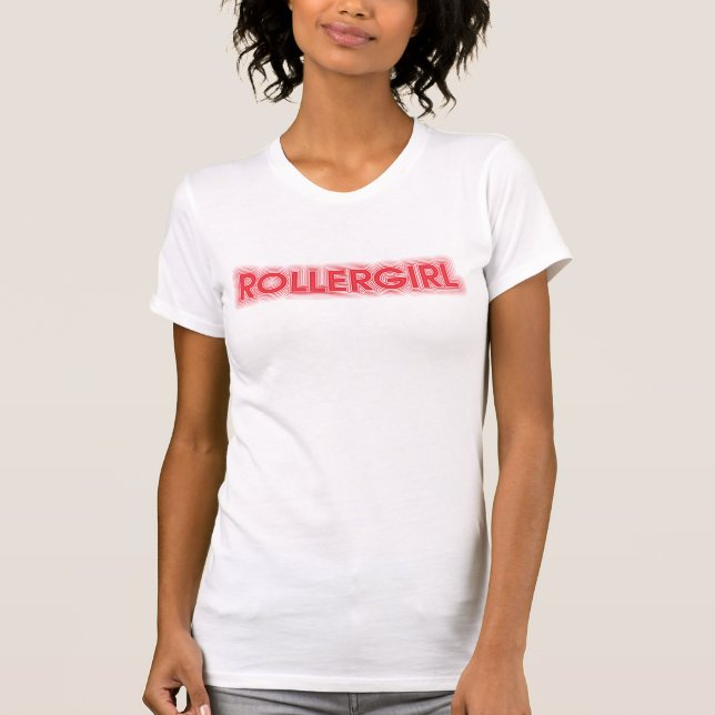 Rollergirl utslagsplats t-shirt (Framsida)