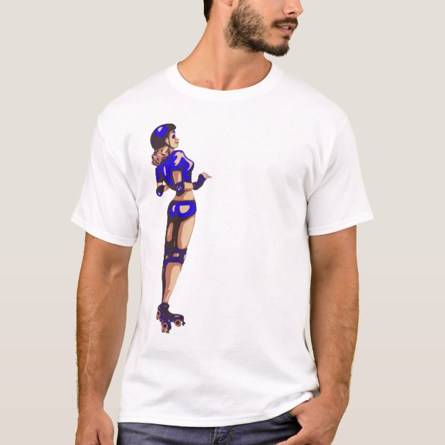Rollergirl utslagsplats t shirt (Framsida)