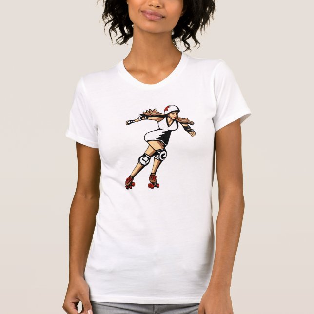Rollergirl utslagsplats t-shirt (Framsida)