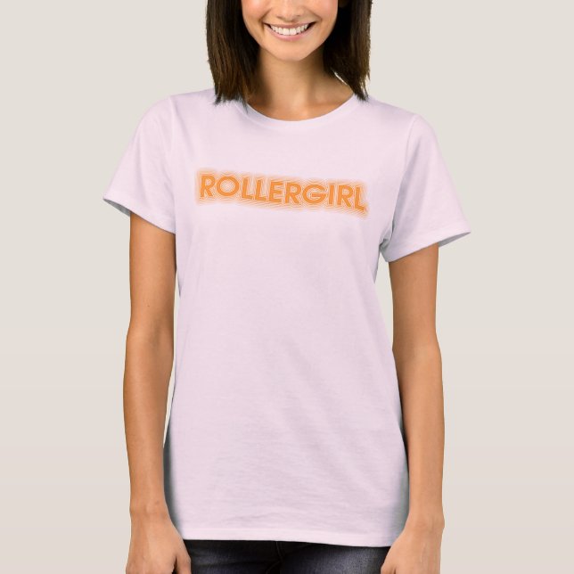 Rollergirl utslagsplats tee (Framsida)