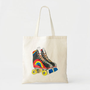 Rollerskates retro åttties art tygkasse