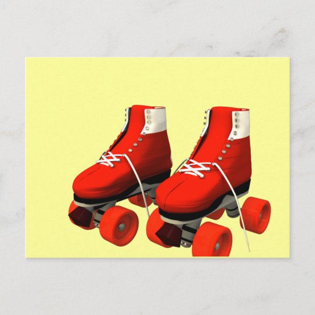 Rollerskates Vykort (Framsida)