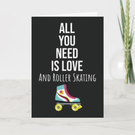 Rollerskating Cards Roller Skate Skater For Kids Kort