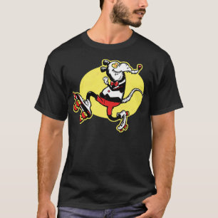 RollerSkating Funky Rink Råtta Retro 60 s 70 T Shirt