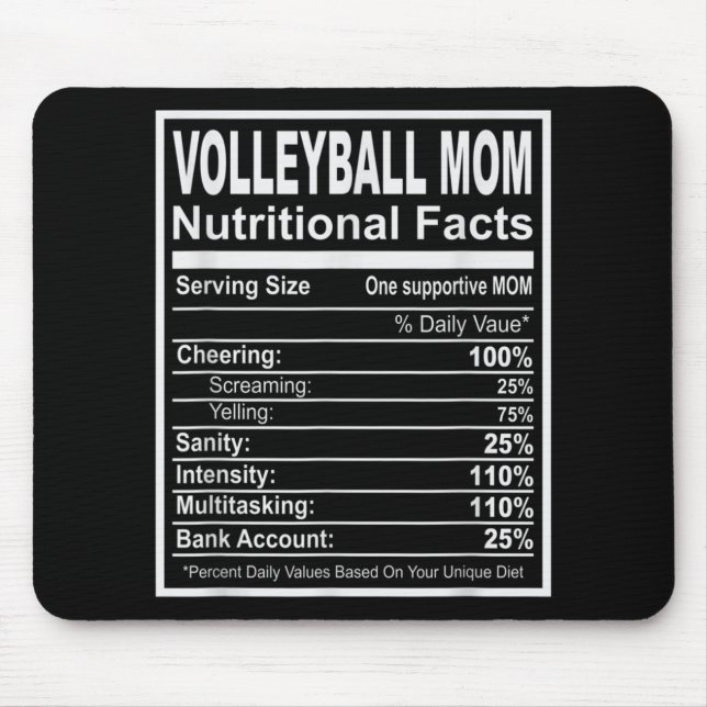 Rölleyball Mamma - näringsmässiga fakta Musmatta (Framsidan)