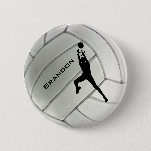 Rölleyball Round Button Knapp (Framsida)