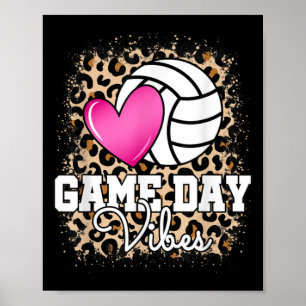 Rölleybollleopard på speldagen Skriv ut Kvinnor i Poster