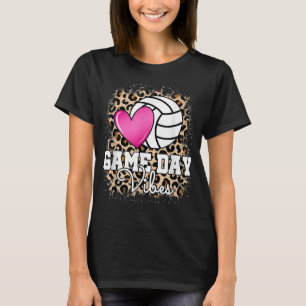 Rölleybollleopard på speldagen Skriv ut Kvinnor i T Shirt