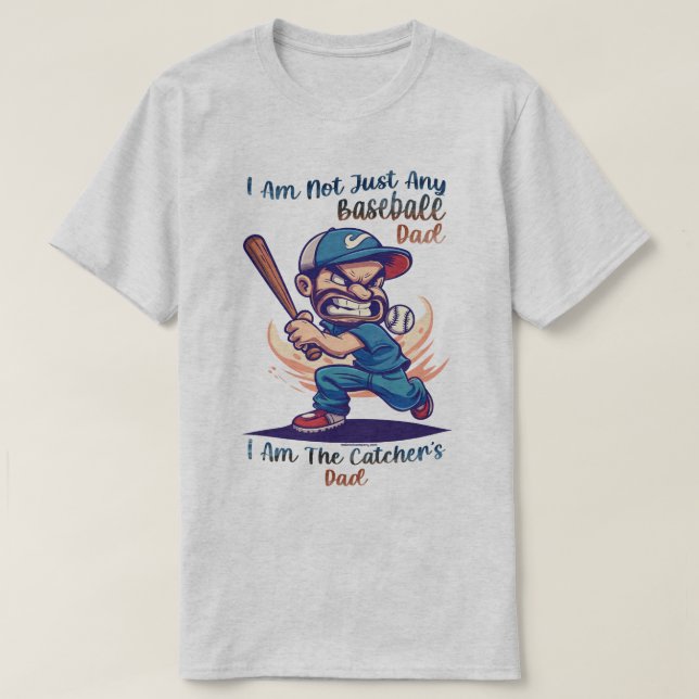 Rollig Baseball Grafik T-Shirt - Inte Bara Basebal (Design framsida)