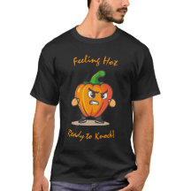 Rollig boxningspeppar gymt-shirt - Kryddig träning