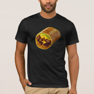 rollig burrito för älskare t shirt