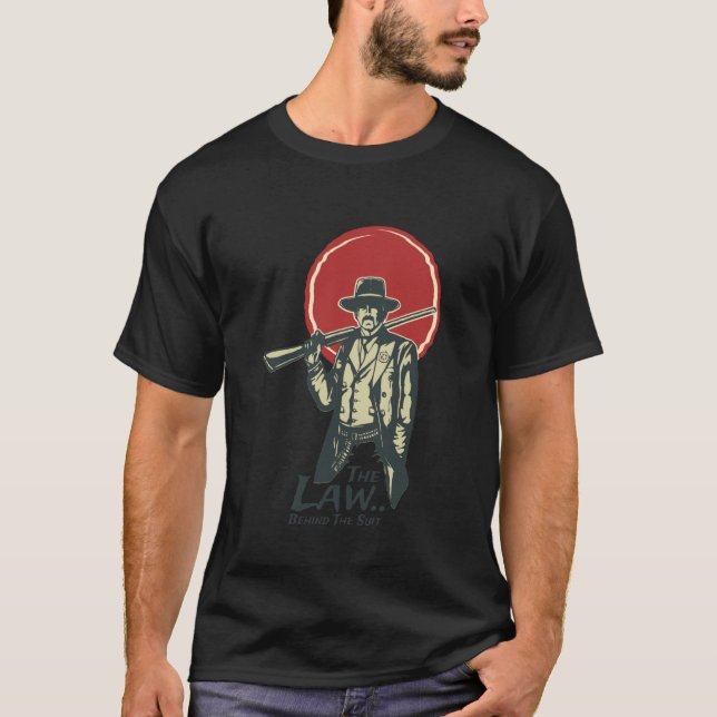 rollig cowboy indian t shirt (Framsida)