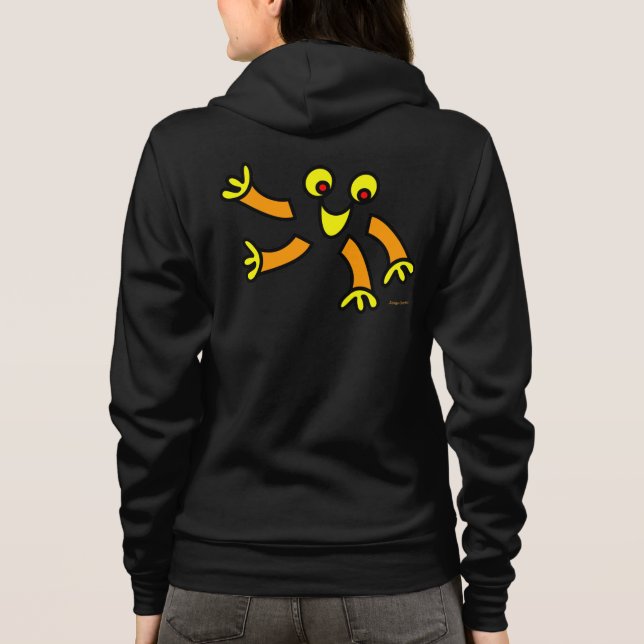 rollig dragkedja hoodie t shirt (Baksida)