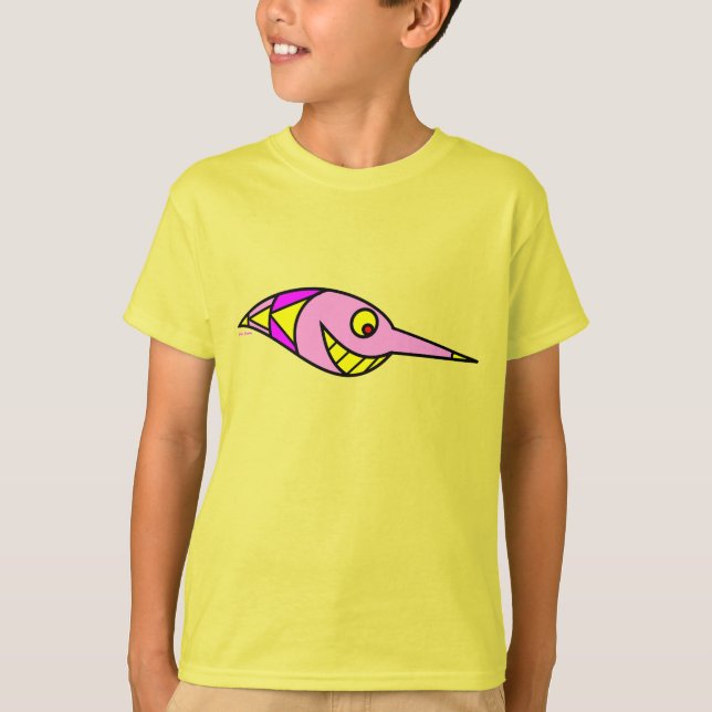 rollig fisk barn t-shirt (Framsida)