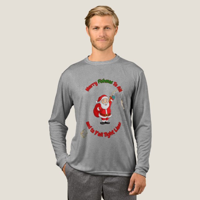 rollig fiske skjorta t shirt (Hel framsida)