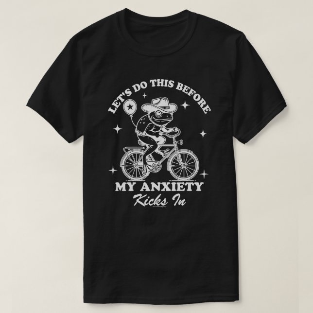Rollig Groda T-Shirt - Cyklande Cowboy Padda (Design framsida)
