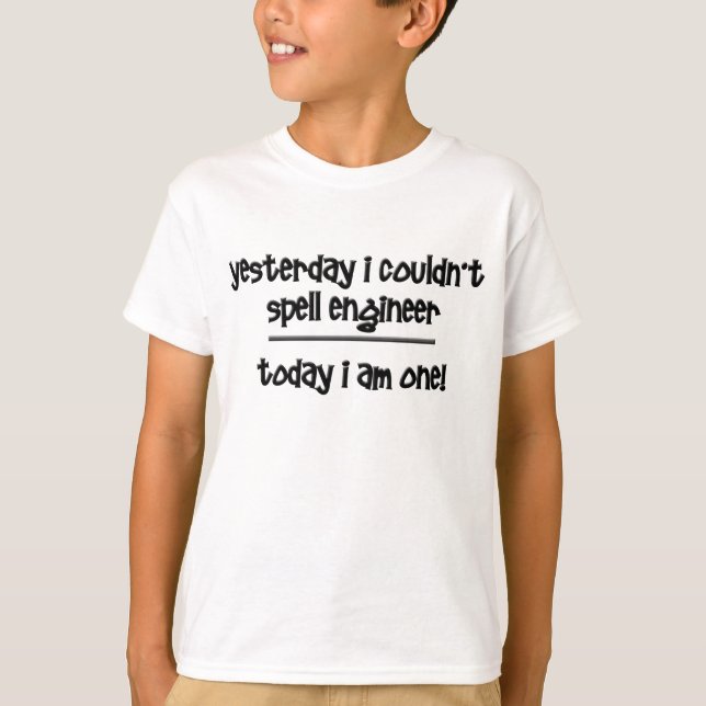 rollig ingenjör t-shirt (Framsida)